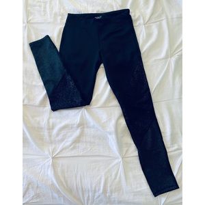 Old Navy Glitter Black Leggings (XL/14)